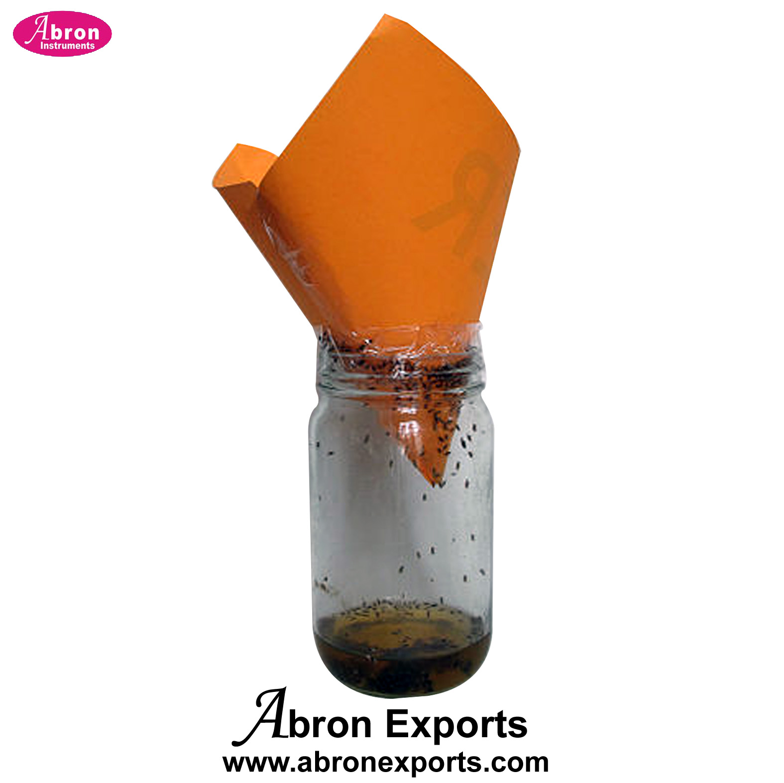 Insect Trap Fruit Fly Trap Glass Bottle Wide Mouth With Card 10pc Abron AB-98TFY 